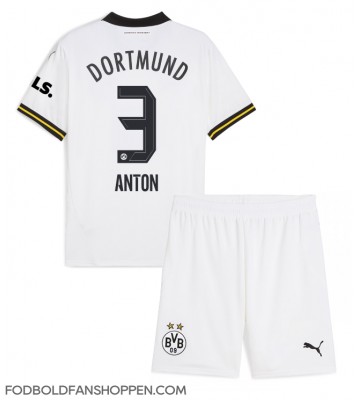 Borussia Dortmund Waldemar Anton #3 Tredjetrøje Børn 2024-25 Kortærmet (+ Korte bukser)